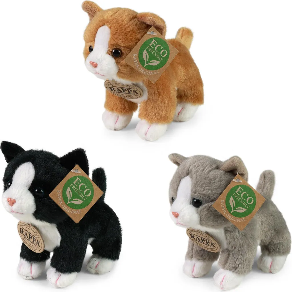 Peluche Chien et Chat RAPPA Collection Exclusive Éco-responsable