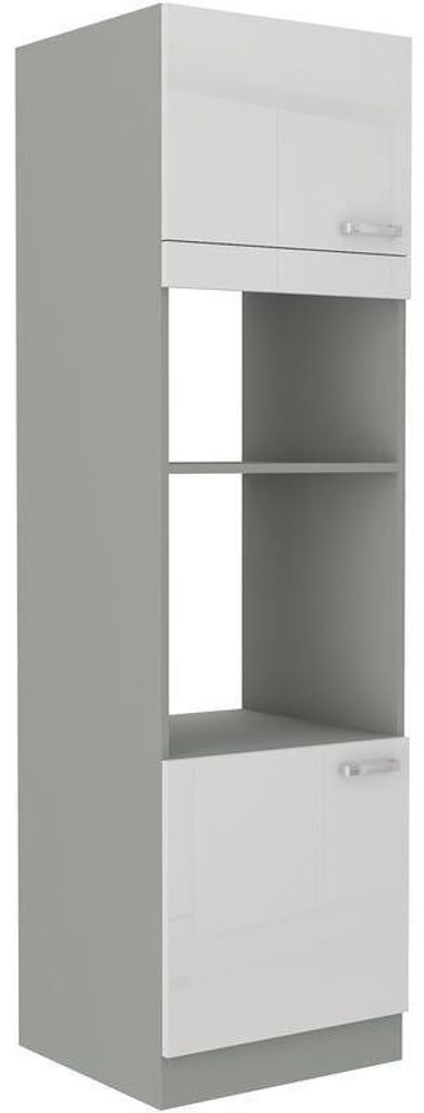 ULLERIKE Einbau-Geräteschrank – Breite 60 cm, weiß/grau Produktbild 