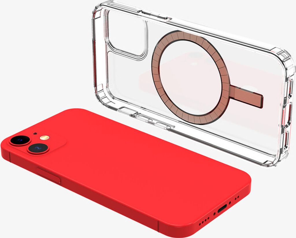 Hülle für iPhone 13 Mini iPhone 12 Mini | Ice-Crystal-Serie Entwickelt für iPhone 13 Mini Hülle | Kratzfeste Anti-Gelb-Ultra-Clear-Hülle