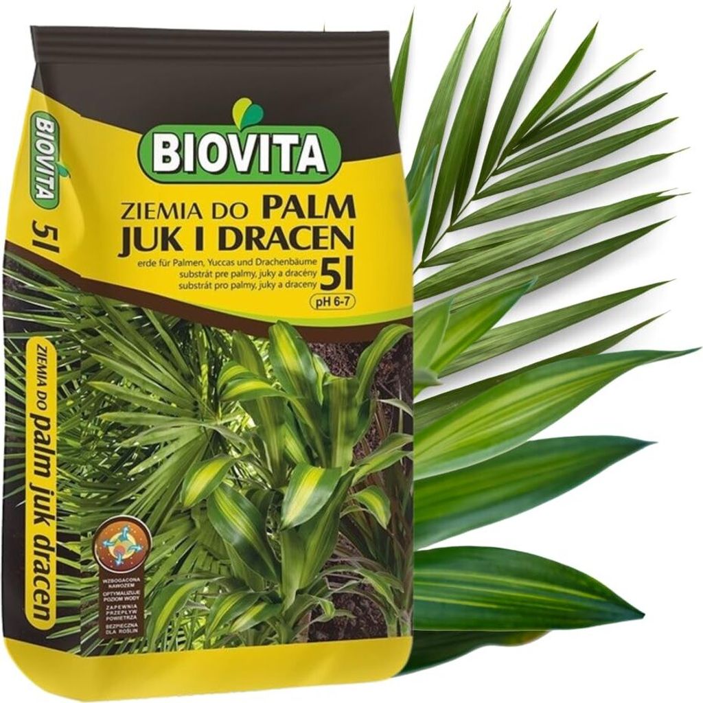 Zemina pro juky a dracény 5l - Biovita Obrázek produktu 5