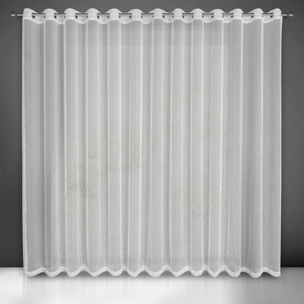 Rideau Blanc de Salon 300x250 cm Neolia Eurofirany pour Baie Vitrée