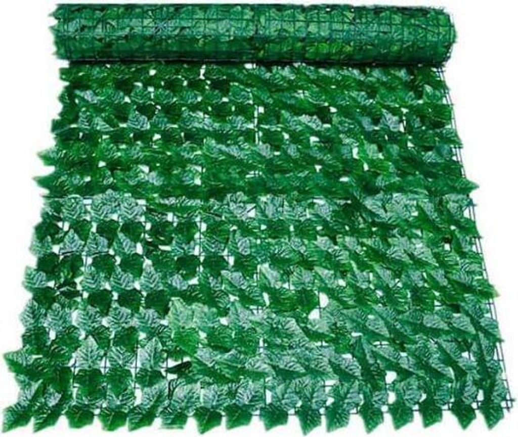 Sichtschutzwand mit künstlichen Blättern für Garten, Produktbild 