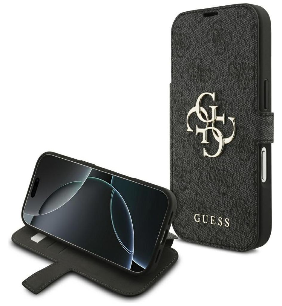 Knižnica Guess s veľkým logom, model iPhone 18 Pro, umelá Obrázok produktu 