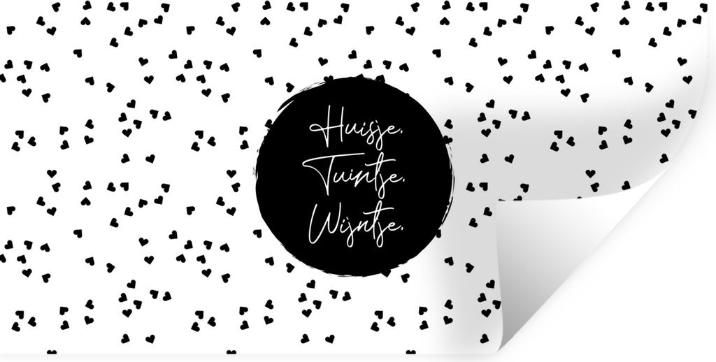 MuchoWow Wandtattoo Wandsticker Wandaufkleber Zitate - Cottage. Garten. Wein. - Wein - Text 120x60 cm Selbstklebend und Repositionierbar - Sticke...