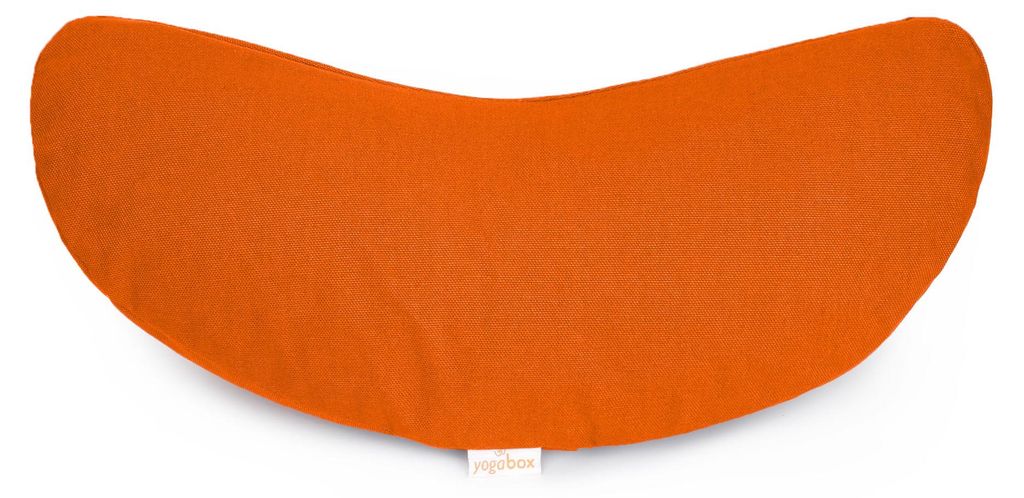 yogabox Yogakissen Halbmond BASIC - orange 40 x 17 x 12 cm Buchweizenschalen