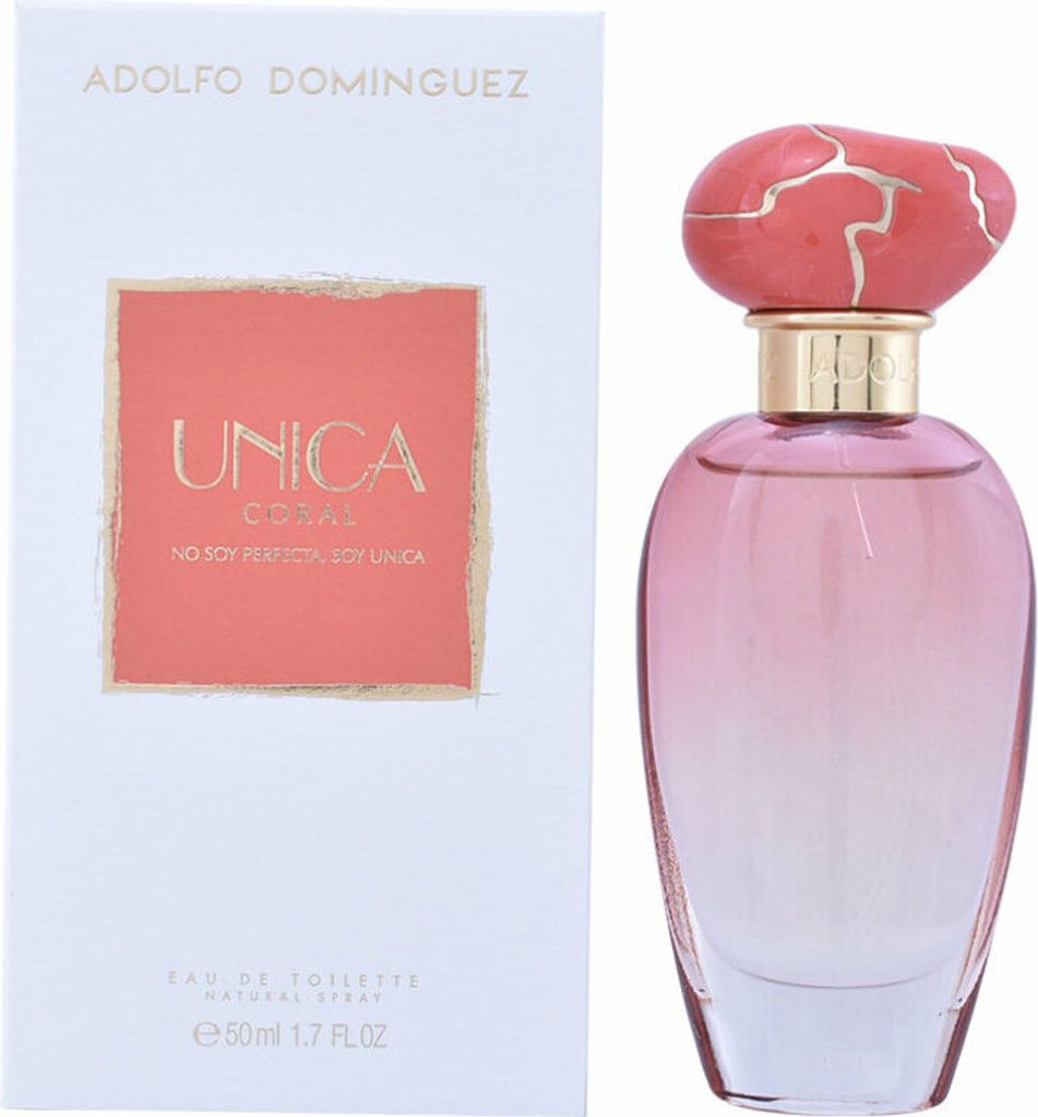 Adolfo Dominguez Unica Coral Eau De Toilette Spray 50ml Produktbild 