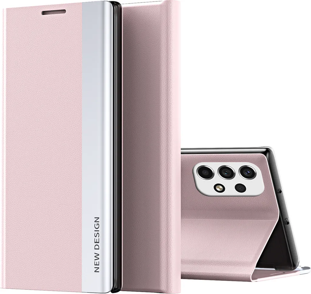 Cover Samsung A73 5G Rosa Elegante | Custodia Portafoglio Magnetica