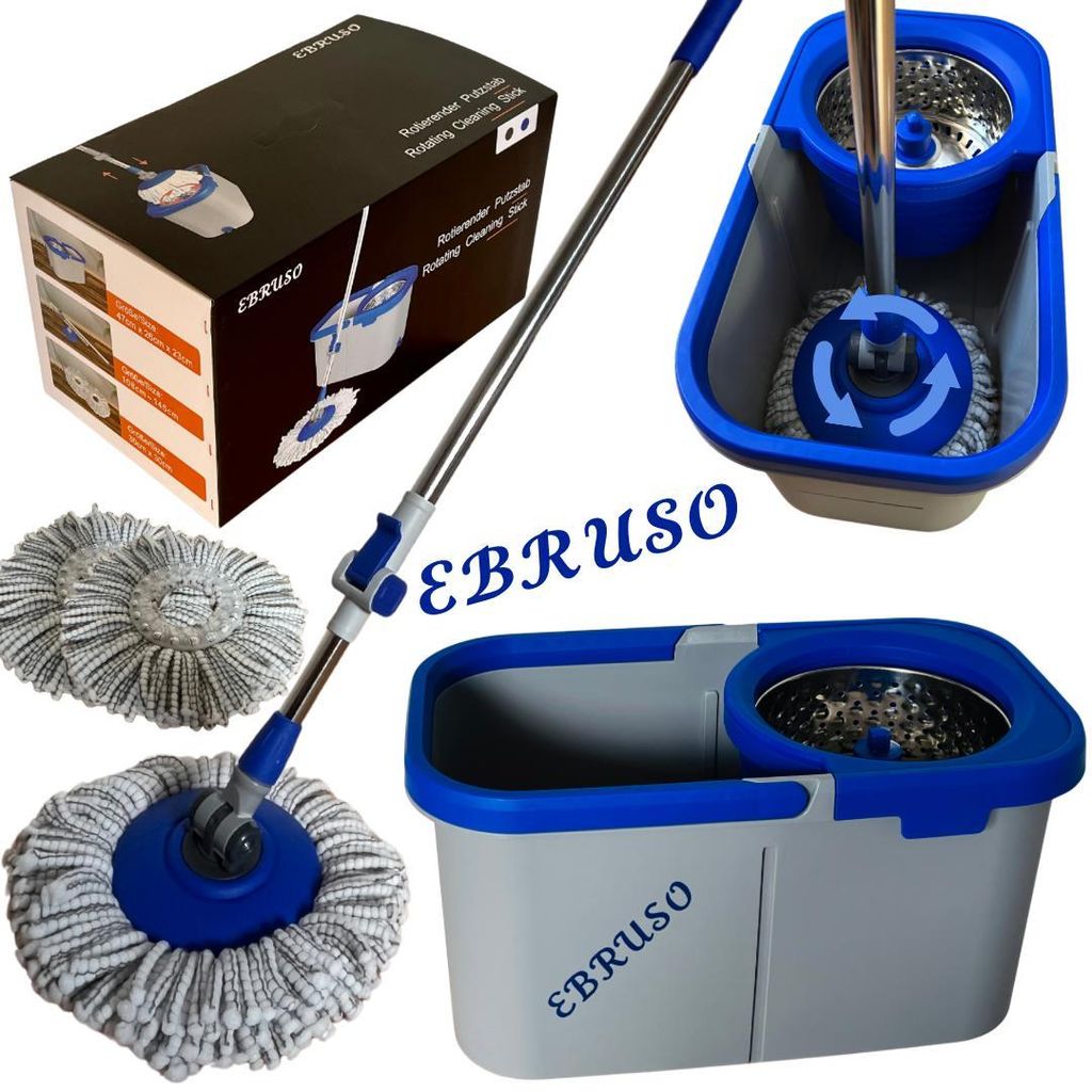 EBRUSO Putzeimer Set – Putzset mit höhenverstellbarem, Produktbild 