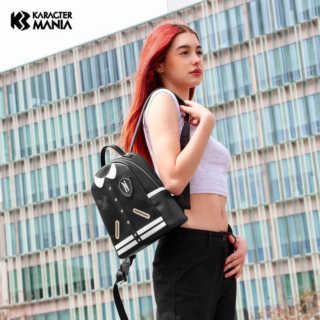 Sac à dos Mercredi Université : Confort Ergonomique et Design Noir