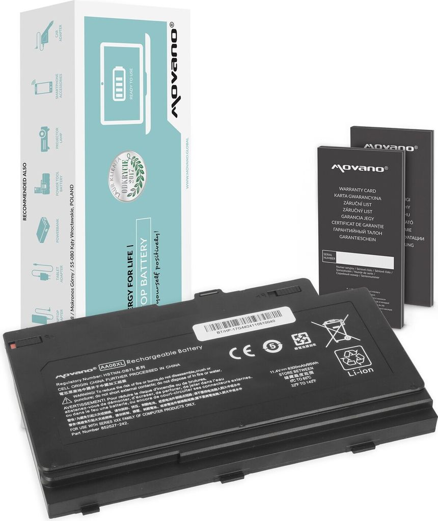 AA06XL Akku für HP ZBook 17 G4 Produktbild 