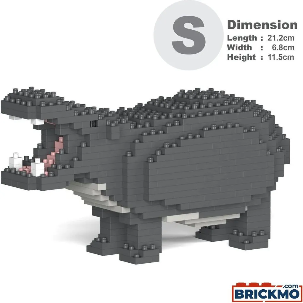 JEKCA Hippo ST19ML33 Sculpture Durable Robuste Finition Sans Colle DIY