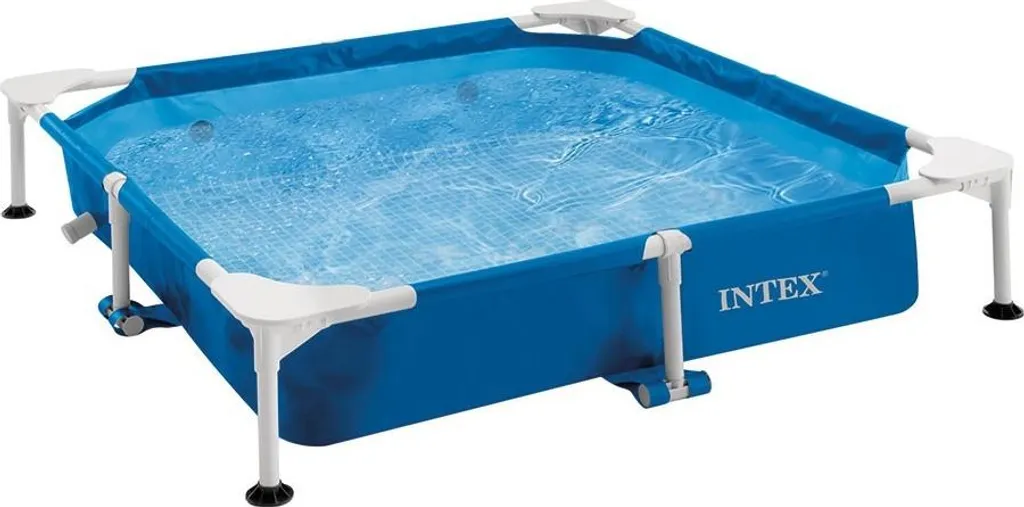 Piscine carrée pour chien 48402NP structure rigide et eau filtrée propre