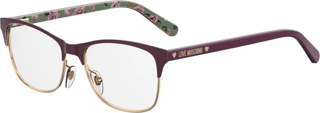 Monture Optique Femme Love Moschino MOL526 Coloris Prune T53 Chic