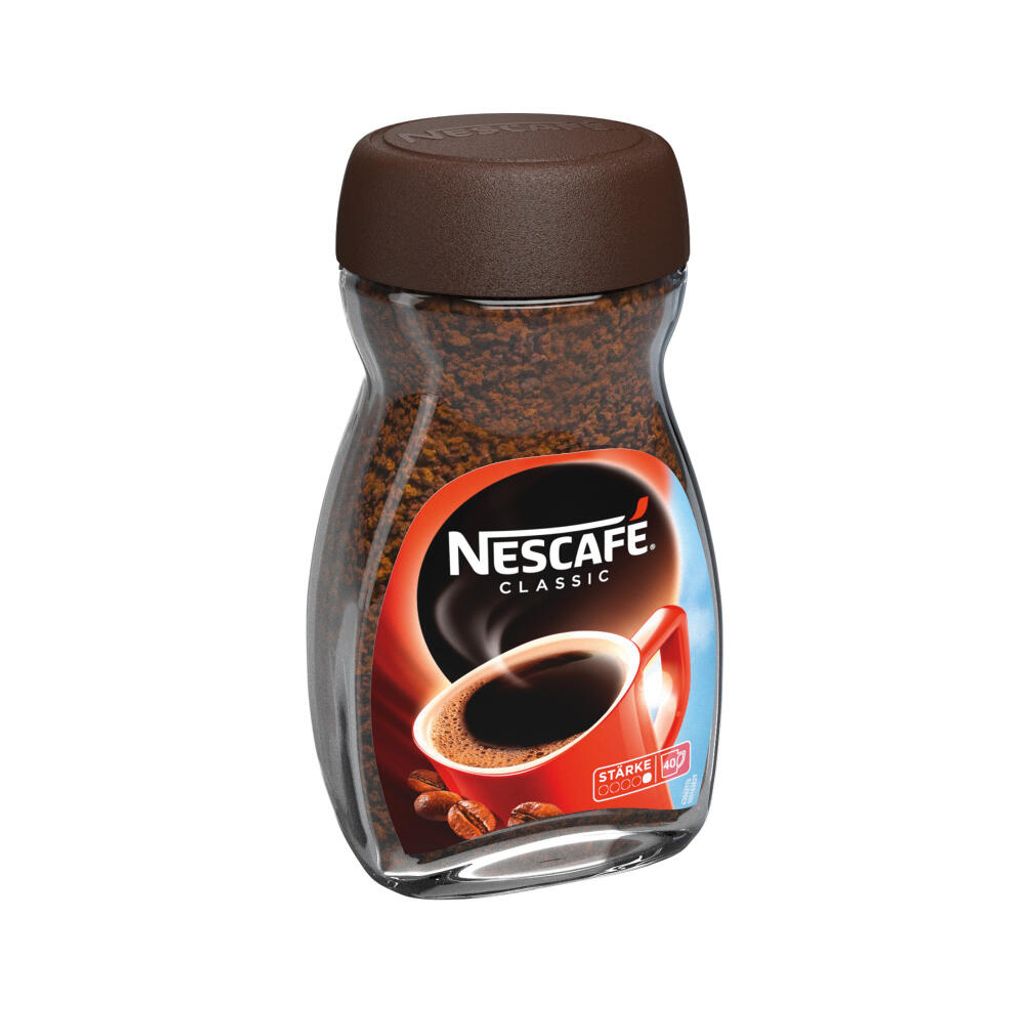 Nescafé Classic 100% löslicher Bohnenkaffee, 100g Glas (für Produktbild 