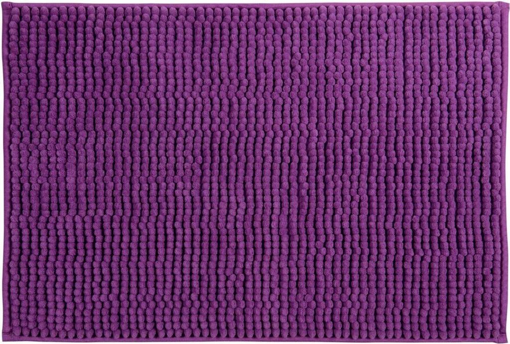 MSV 141628, Violett, Einfarbig, Rechteckig, Mikrofaser, 90 Produktbild 