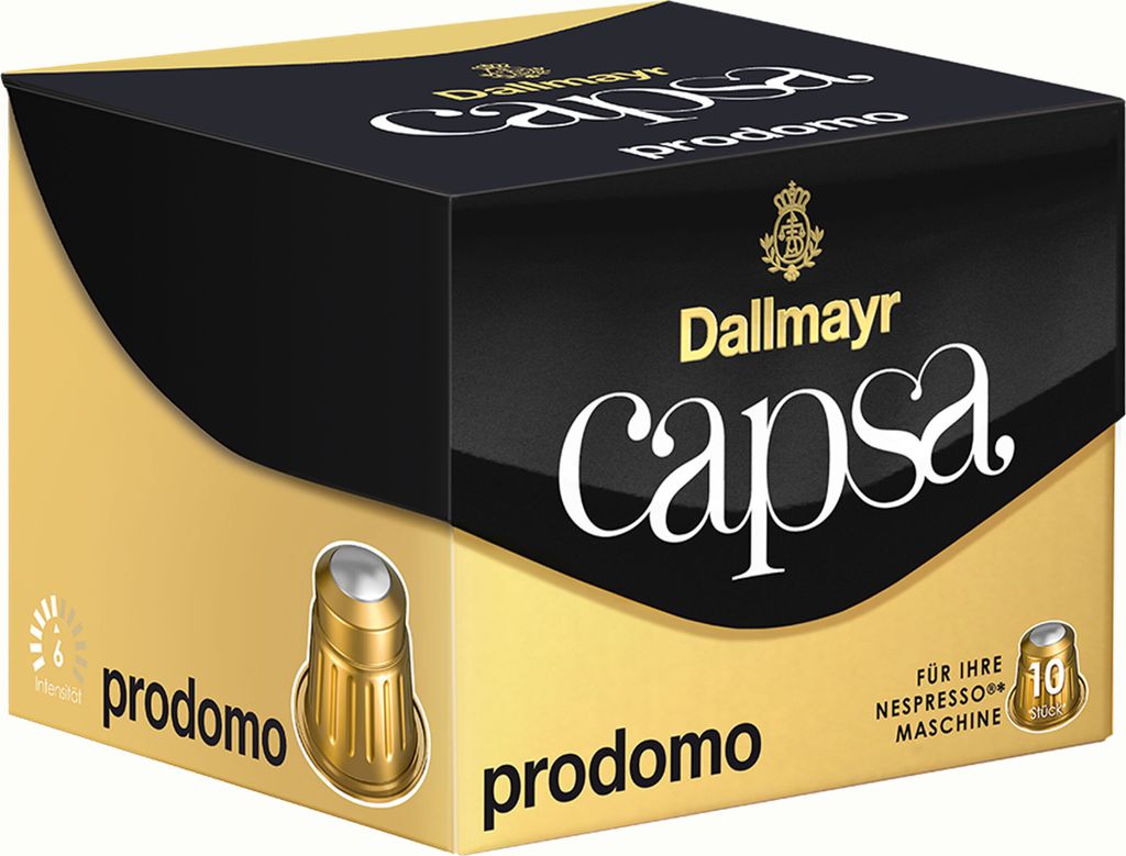10x Dallmayr káva 111 000 000 Capsa Lungo Prodomo Obrázek produktu 