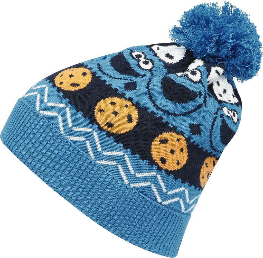 Sesame Street Mütze Uni Cookie Monster multicolor Standard
