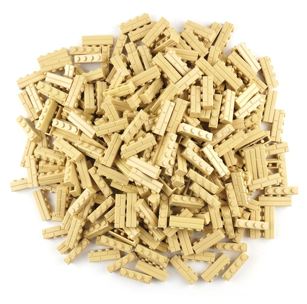 LEGO® 1x4 Mauersteine Bausteine Hellbeige - 15533 NEU! Produktbild 