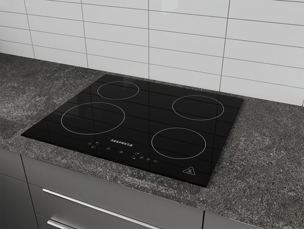 Kochfeld Induktion autark 4 Zonen Glaskeramikkochfeld 60 cm Produktbild 3