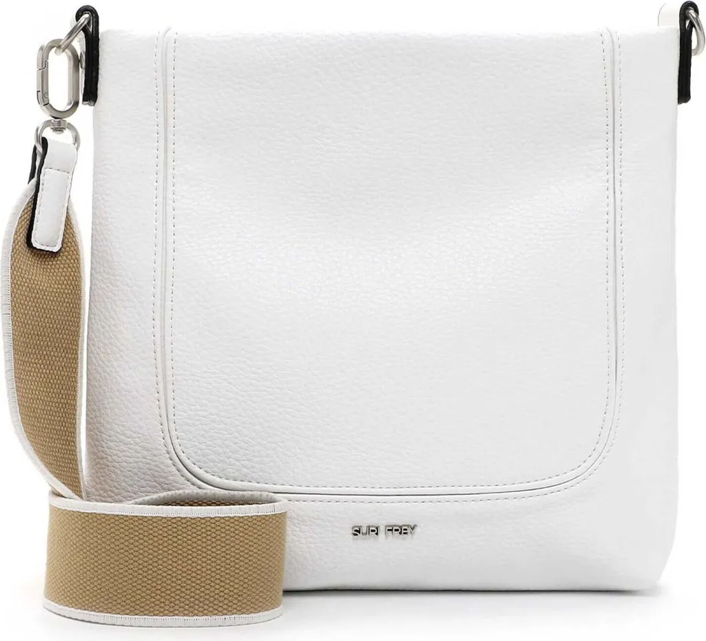 SURI FREY Kimberly sac crossover blanc avec bandoulière confortable
