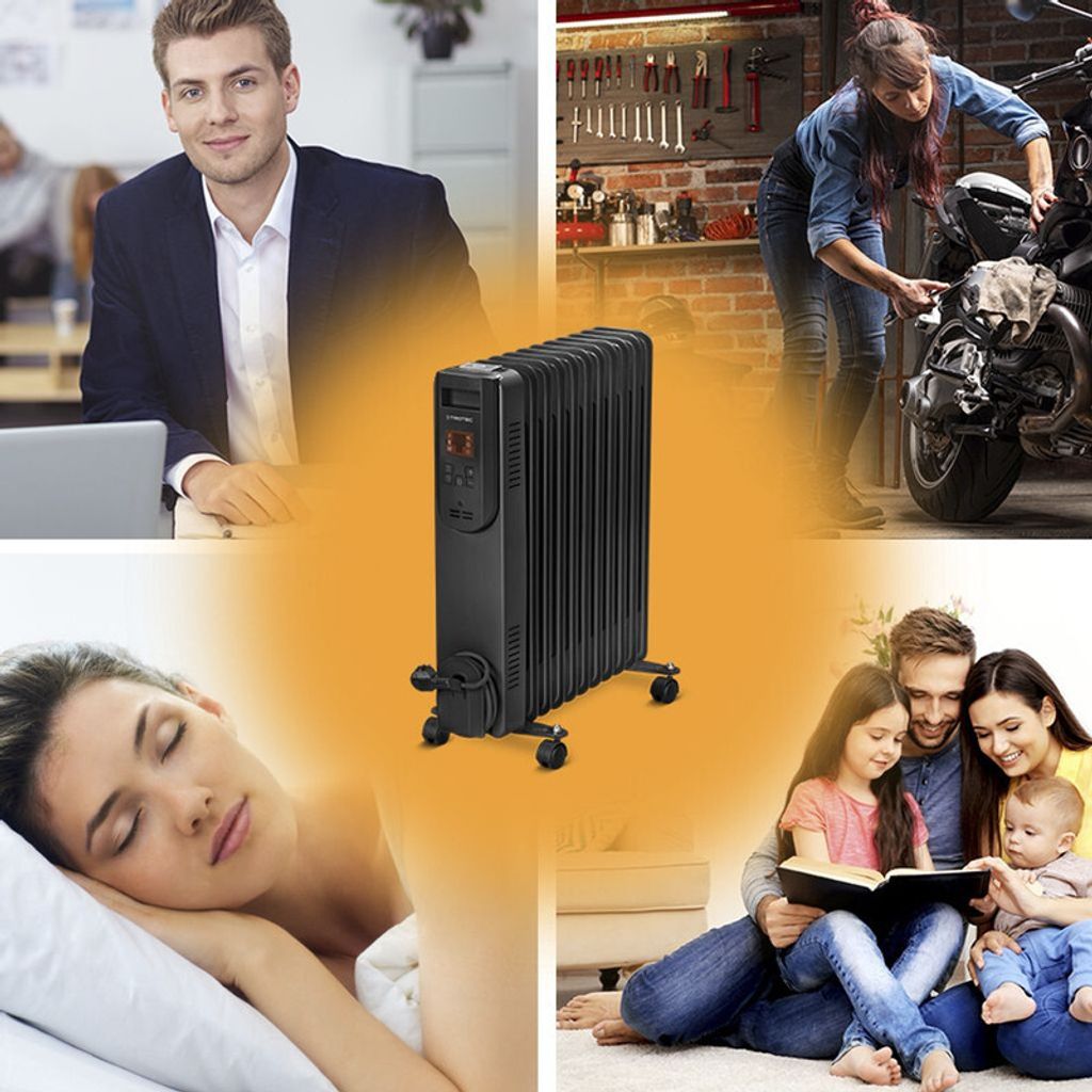 TROTEC Ölradiator TRH 25 E 3 Heizstufen 2.500 W Produktbild 9