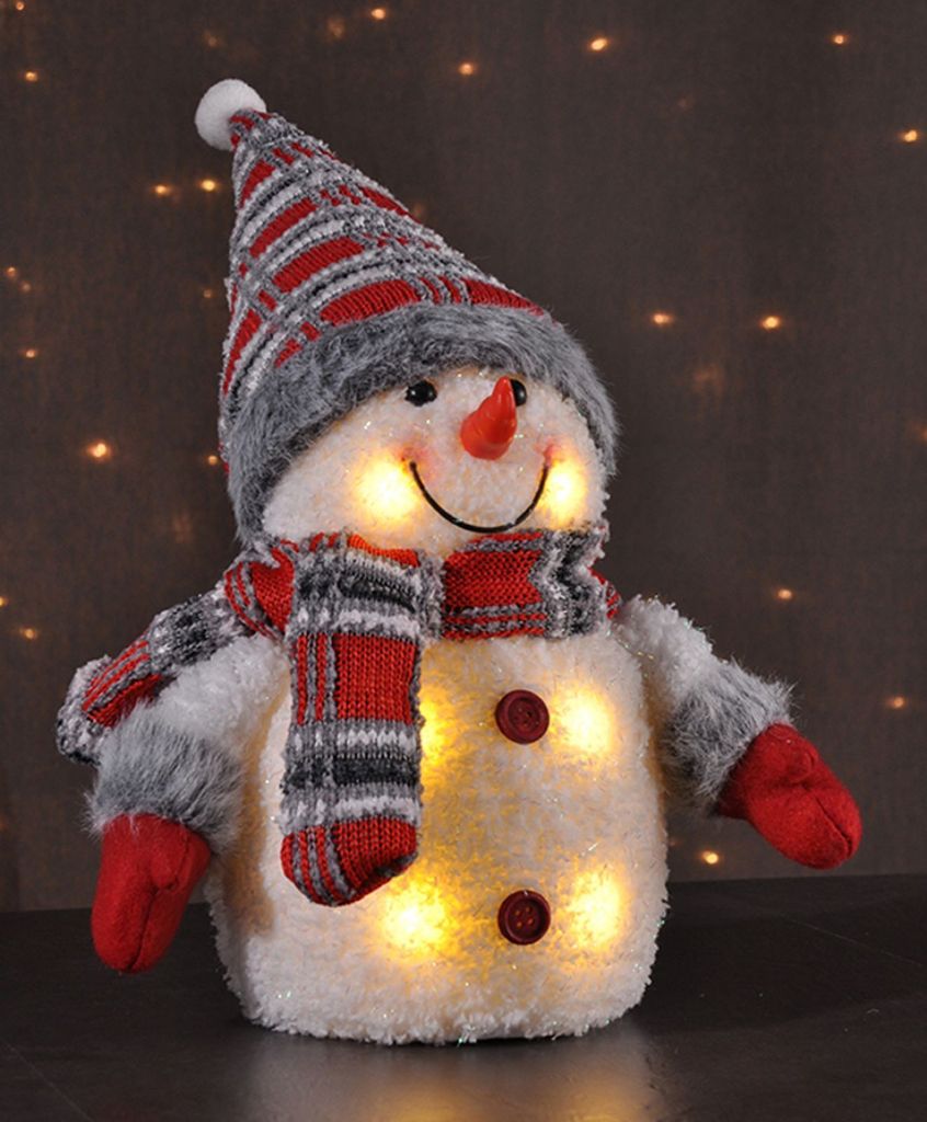 Schneemann mit weissen LED Produktbild 
