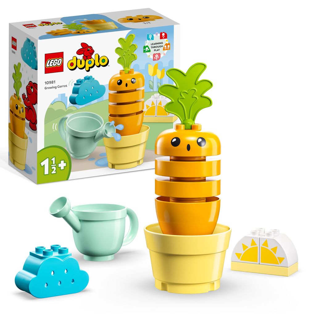 LEGO 10981 DUPLO My First Rosnąca marchewka, Zabawki do Zdjęcie produktu 