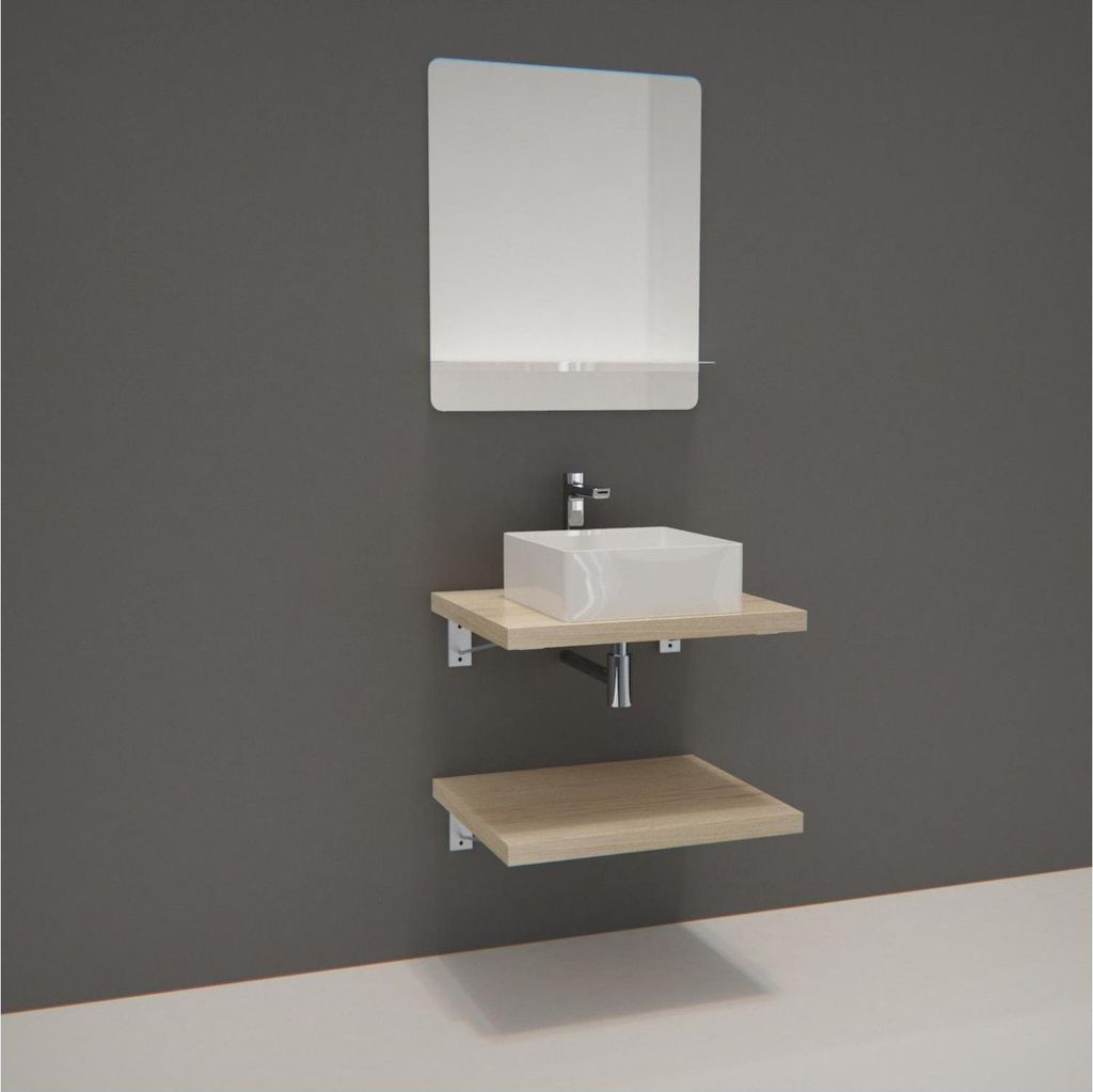 Einzelmöbel + Waschbecken + WILL-Spiegel