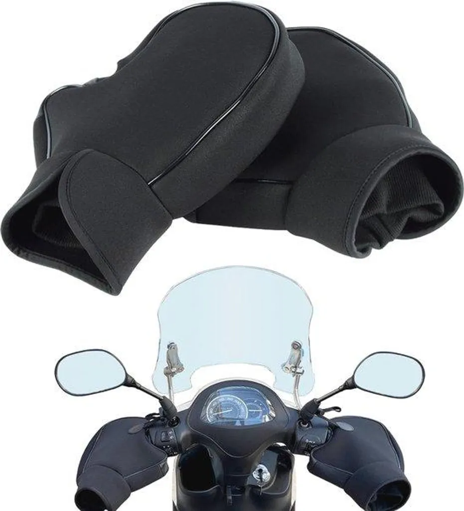 Gants Chauffants Moto Motorsturm Adieu aux Mains Froides en Scooter Noir