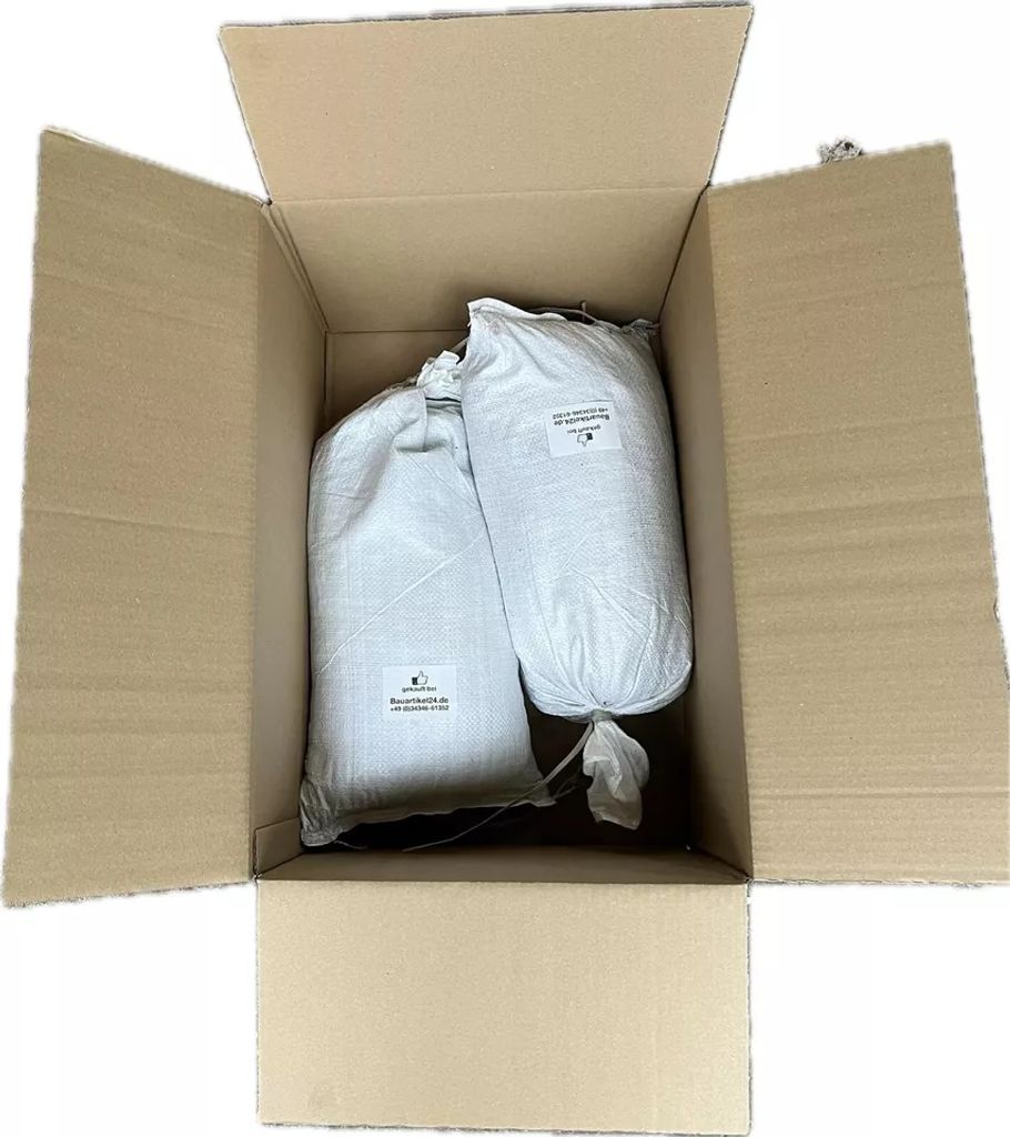 Miko Hochwasser Sandsäcke Hochwassersandsack PP 30x60 cm weiß 2 Stk. gefüllt