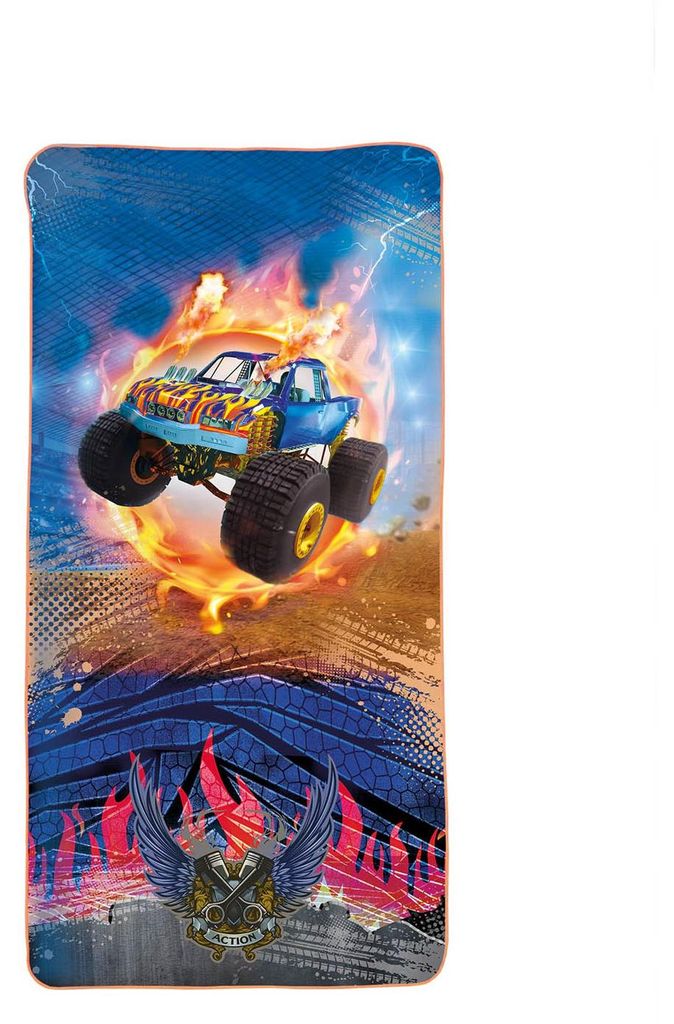 ROTH 89434 ROTH Kinder-Badetuch "Monstertruck Fire", 600 x Image du produit 