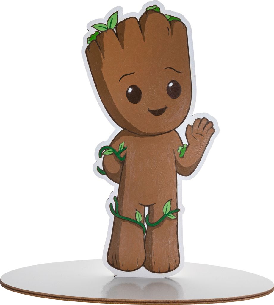 Craft Buddy Malen nach Zahlen XL Buddy, 23 cm, DIY Kunst-Set für Groß und Klein Groot