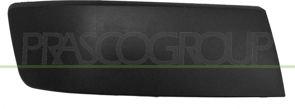 PRASCO Zierleiste Stoßfänger Vorne Rechts für VW Transporter V Bus (7HB, 7HJ, 7EB, 7EJ, 7EF, 7EG, 7HF, 7EC) Transporter V Kastenwagen