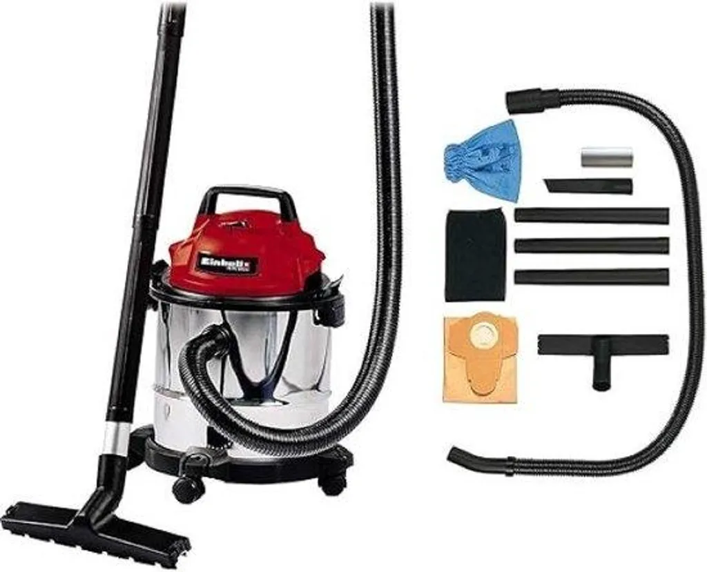 Aspirateur vide-cendres et nettoyeur de tapis polyvalent 2-en-1 Noir
