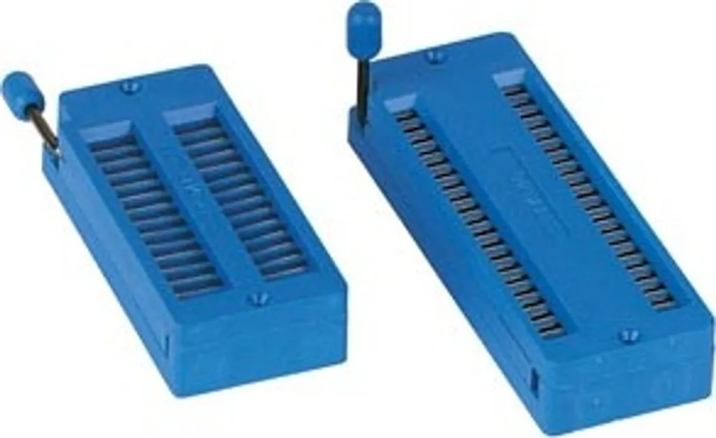 Support ZIF Velleman 28PZIF à 28 broches pour programmation IC circuit