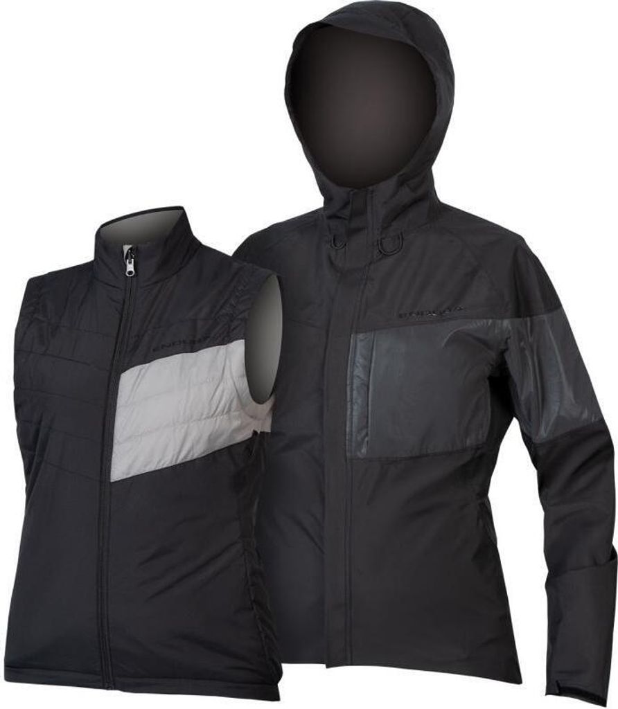 Kurtka Endura Urban Luminite 3 w 1 II E9167 – damska czarna Zdjęcie produktu 