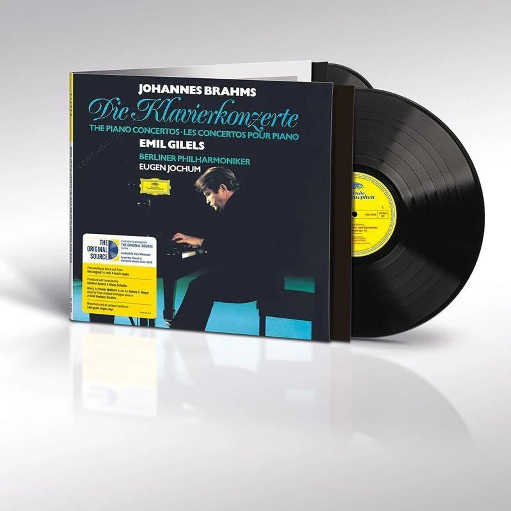 Johannes Brahms (1833-1897): Klavierkonzerte Nr.1 & 2 (180g Produktbild 