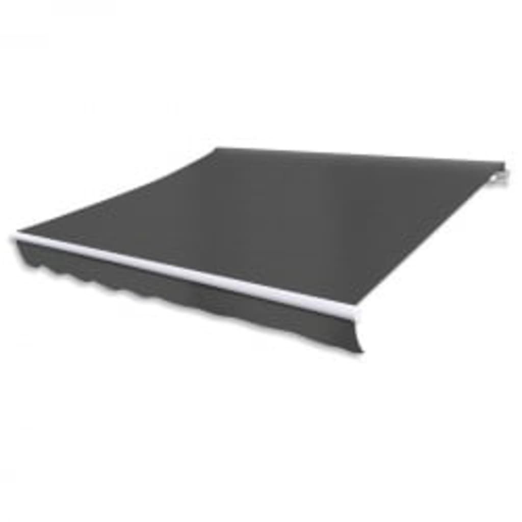 vidaXL, store à bras motorisé, 600 cm, anthracite Image du produit 