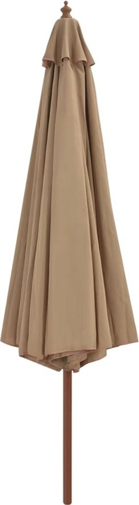 "SALE 2026"Sonnenschirme - Taupe Sonnenschirm mit Holzmast 350cm Taupe Stabli Möbel6069904