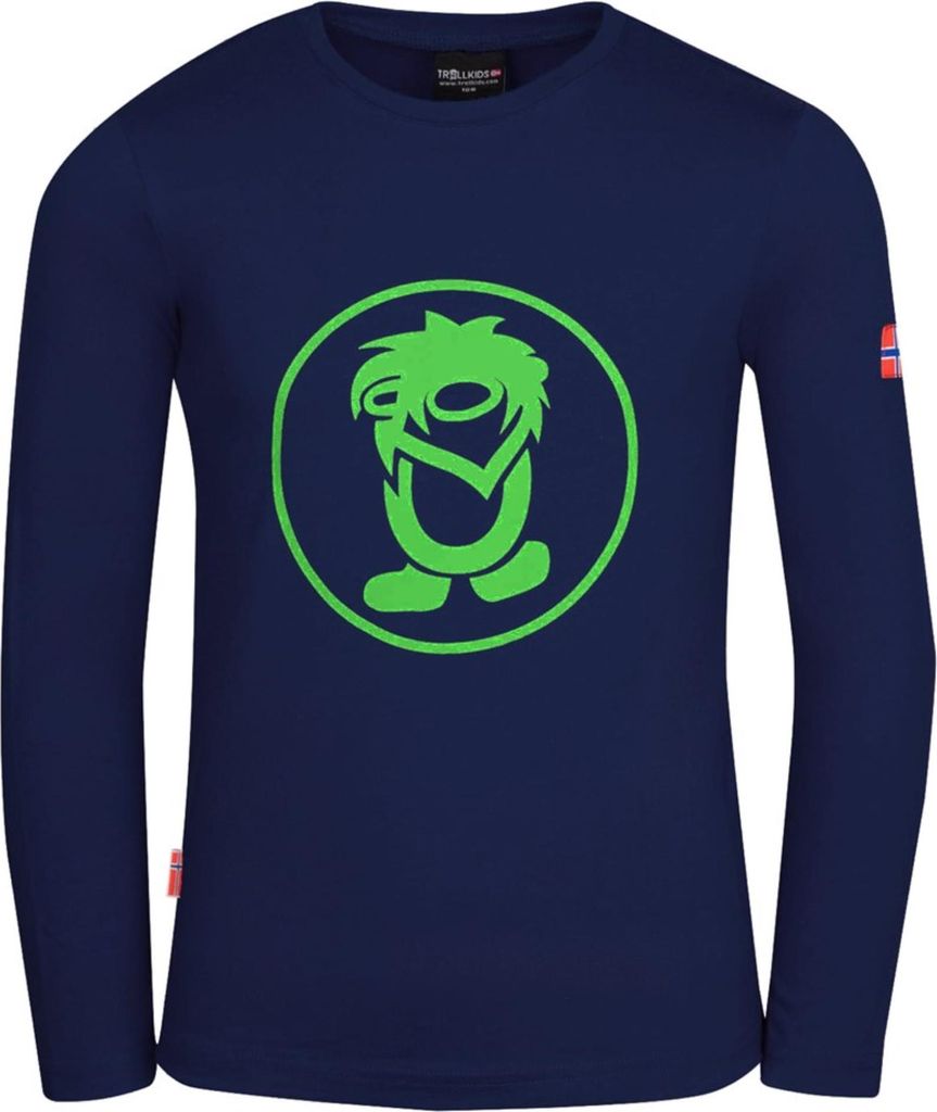 Trollkids Kinder Langarm Marine 343-100 Grösse 176
