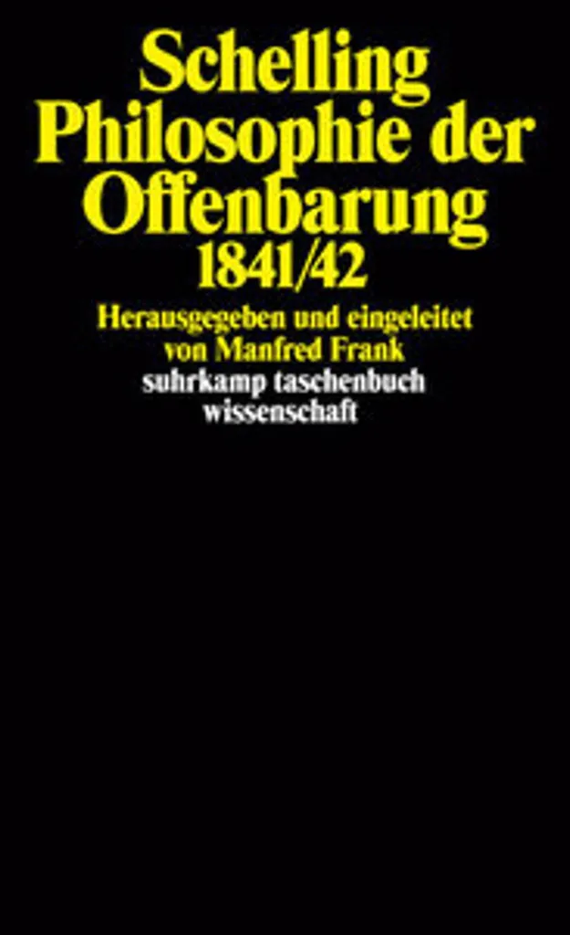 Philosophie der Offenbarung 1841/42 de Schelling - Édition Académique