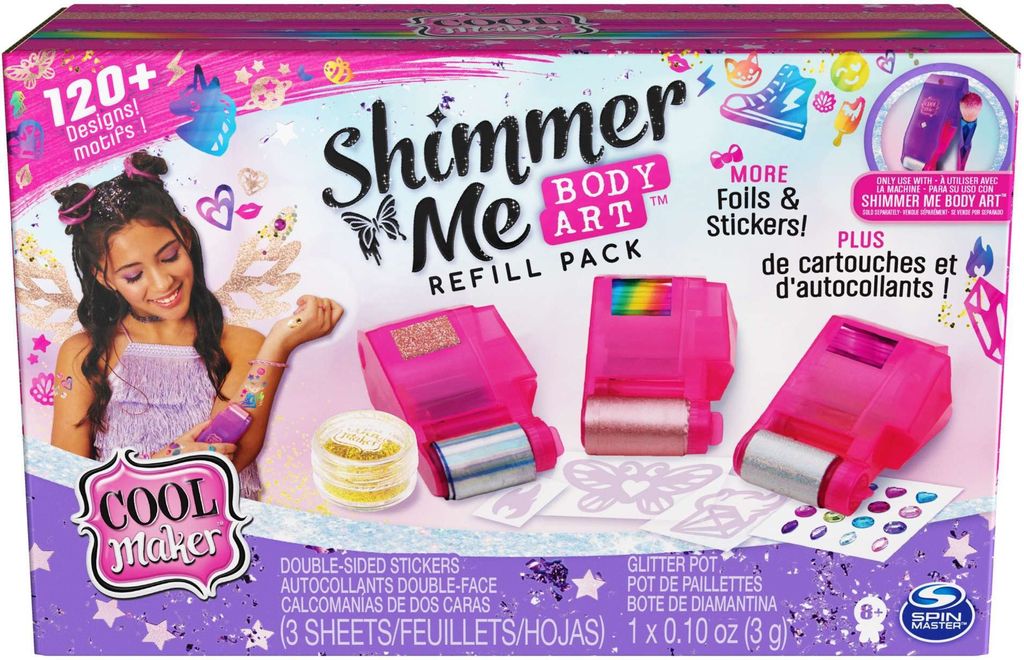 Shimmer Me Tattoo Nachfüll-Set, Basteln Produktbild 