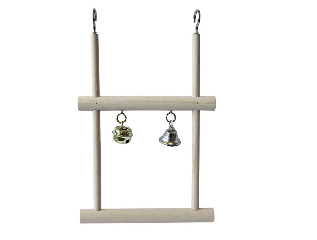 Nobby balançoire trapeze double, avec cloche 12,5 x 20,5 cm Image du produit 