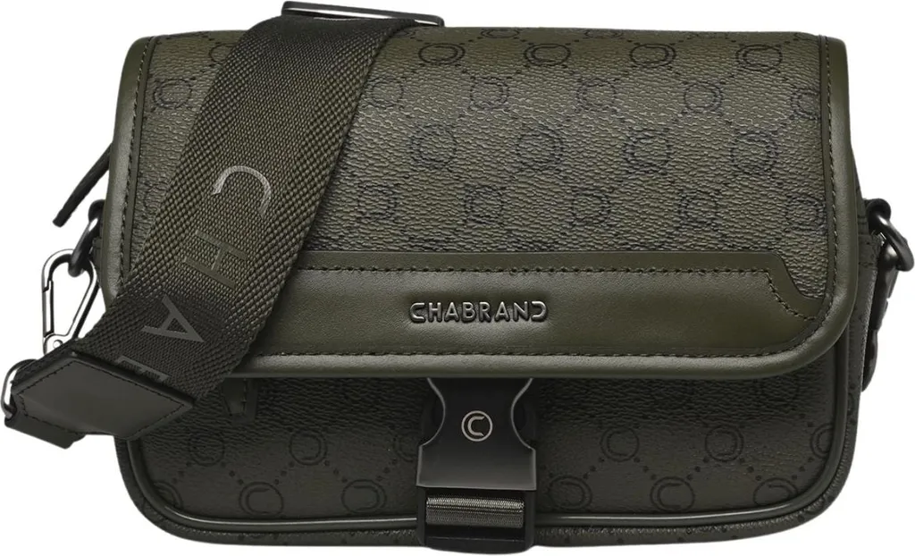 Mini-Sacoche Chabrand Olive : Protégez vos Affaires en Toile et Cuir