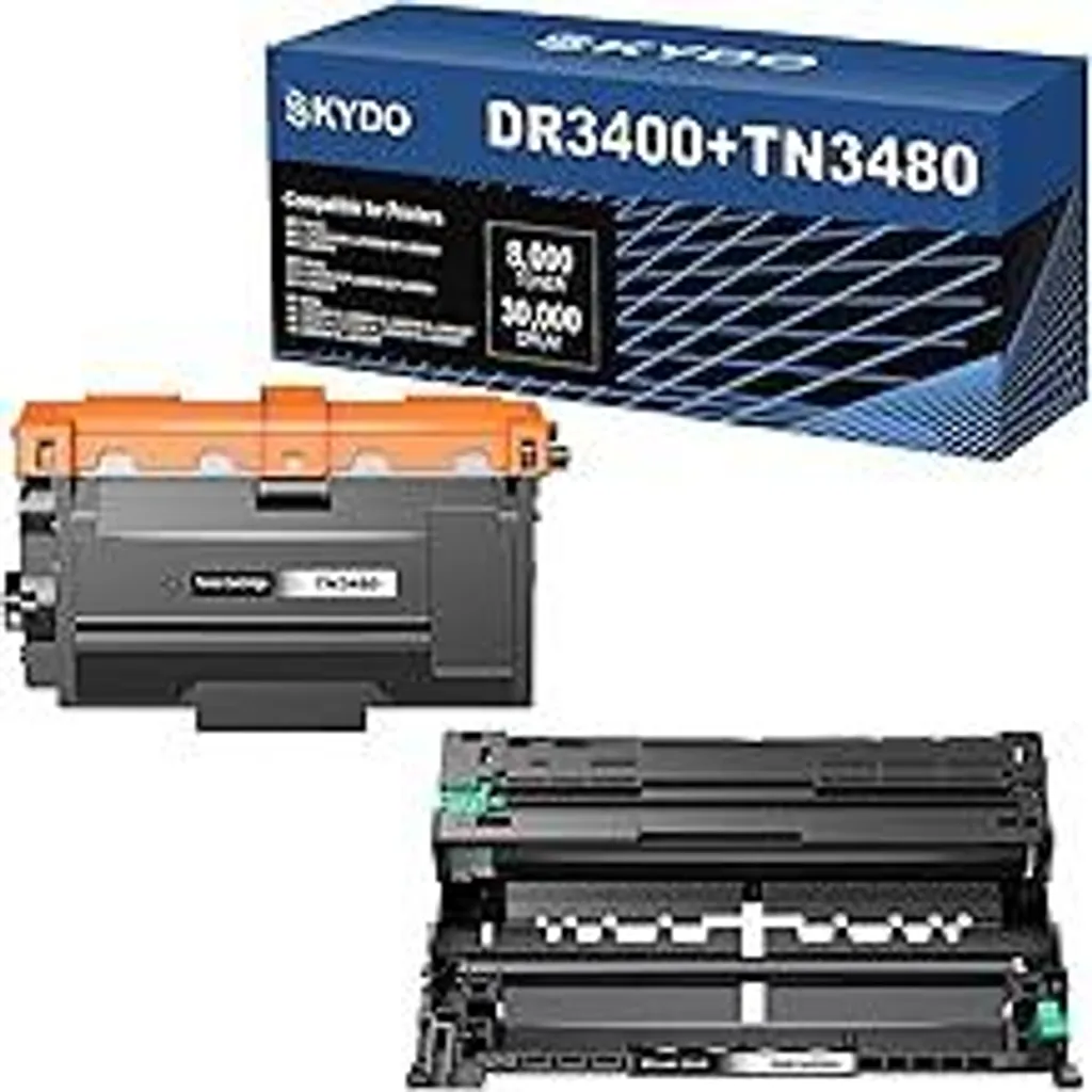 Set Compatibile TN3480 DR3400 Brother HL-L6400DW MFC-L6800DW Alta Resa