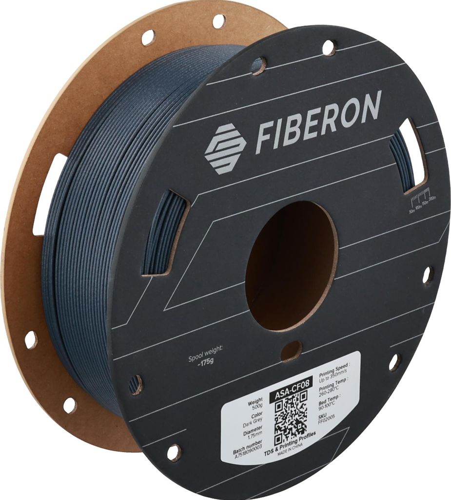 Polymaker Fiberon ASA-CF08 Dark Grey 1.75 mm 500gr