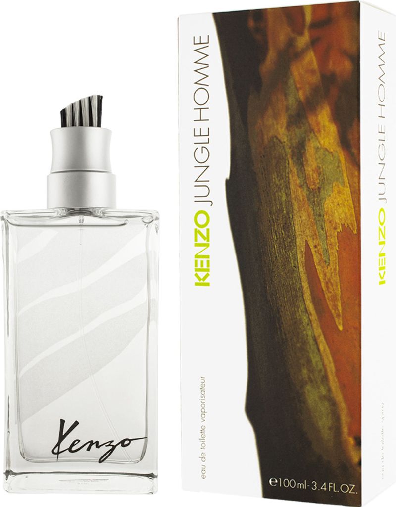 KENZO Jungle Homme, Männer, 100 ml, Mate, Limette, Moschus, Muskatnuss, Gewürze, Zedernholz, Leder, Vanille, Spray
