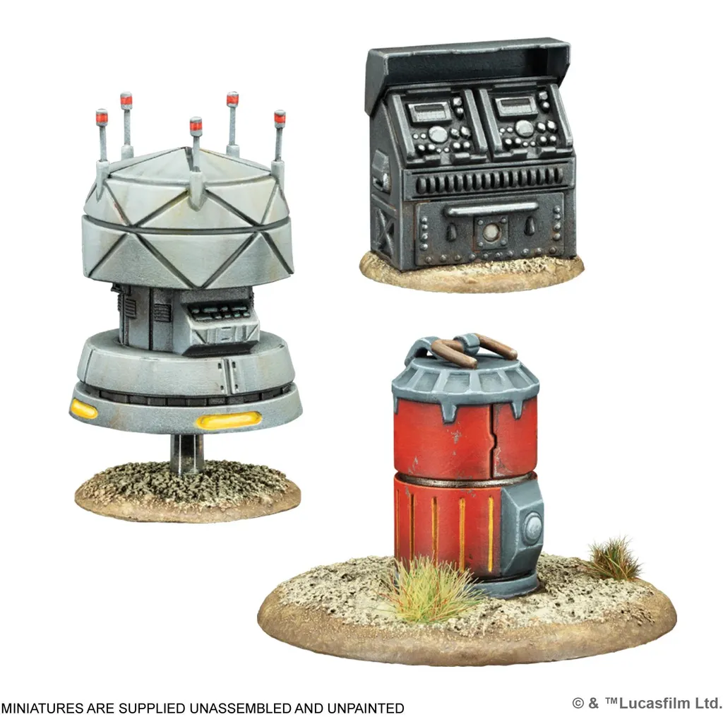 Jetons d'Objectifs 3D Star Wars Legion - Accessoires Haute Qualité