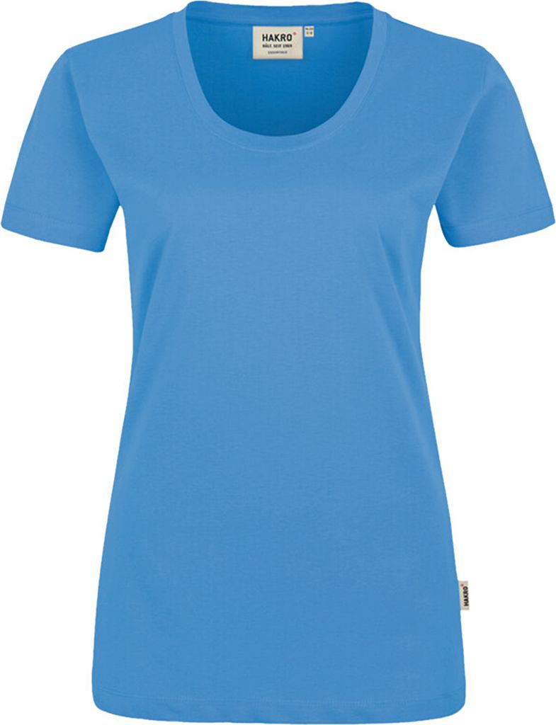 HAKRO Damen T-Shirt Classic 127, malibublau, 2XL