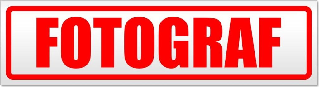 Fotograf Magnetschild Schild magnetisch